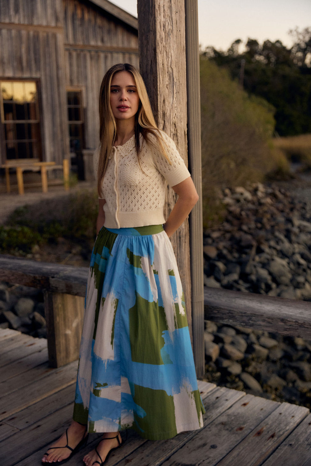 Kit Skirt, Brushstroke