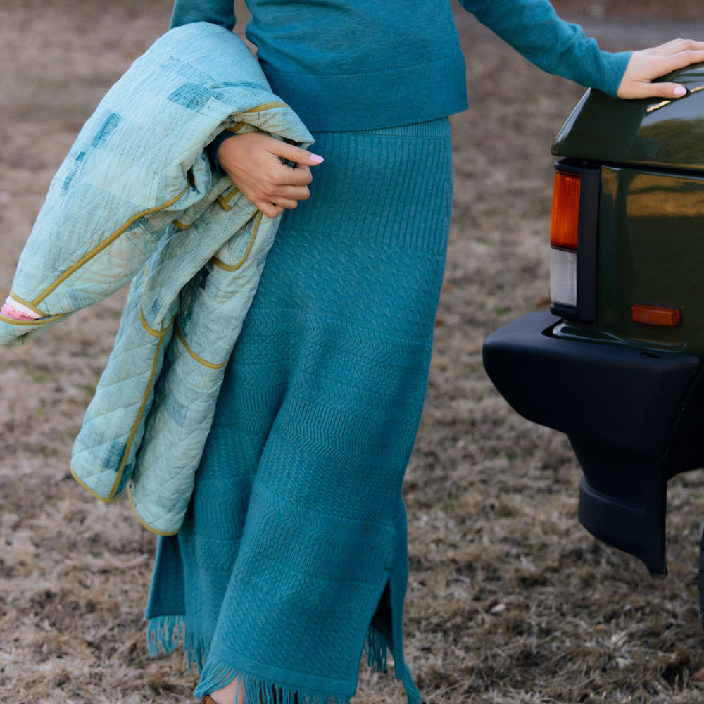 
                      
                        Birdie Skirt, New Teal
                      
                    