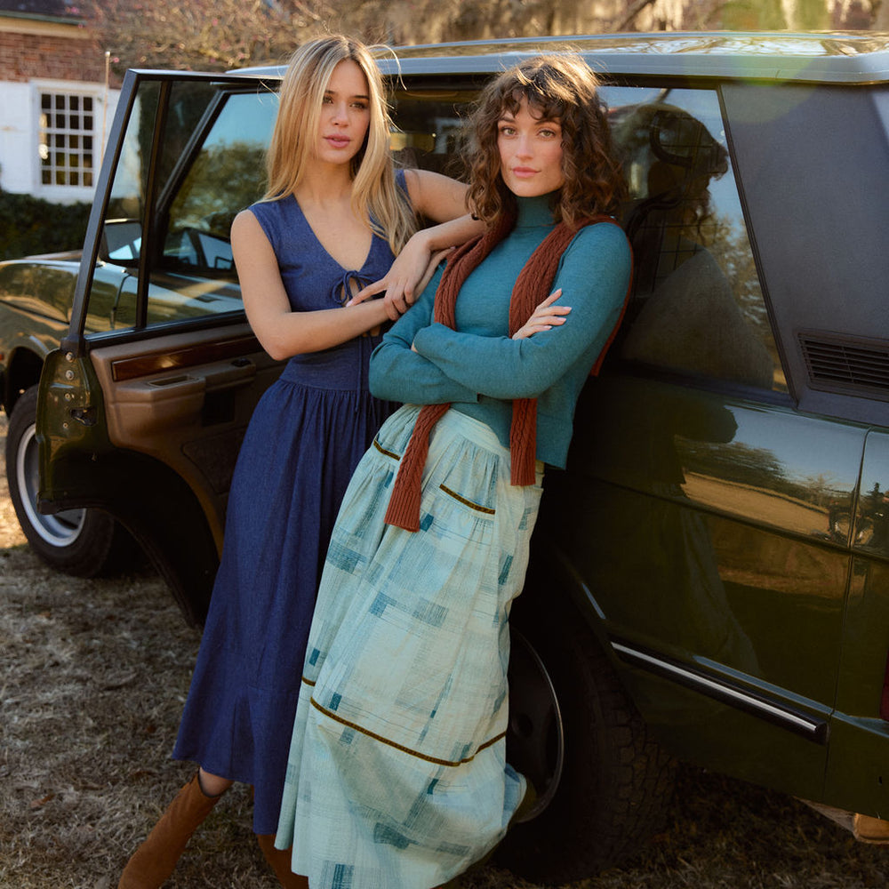 
                      
                        Gabby Skirt, Blue Print
                      
                    