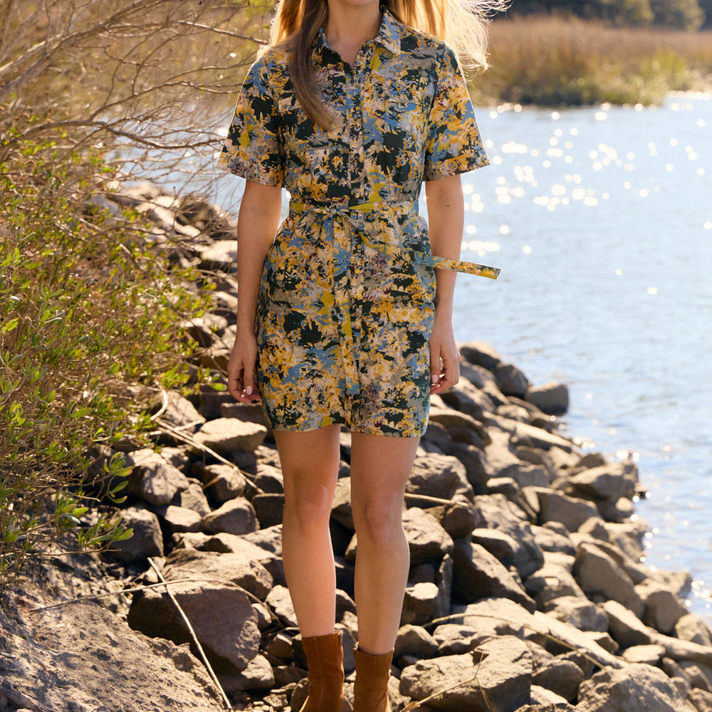 Tilly Dress, Misty Isles