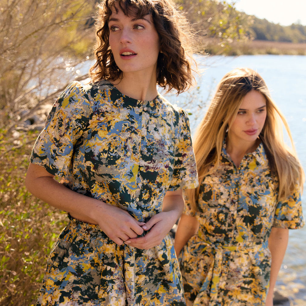 
                      
                        Tilly Dress, Misty Isles
                      
                    