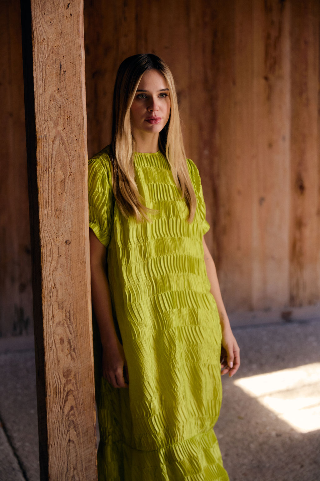 Gwenyth Dress, Apple Green