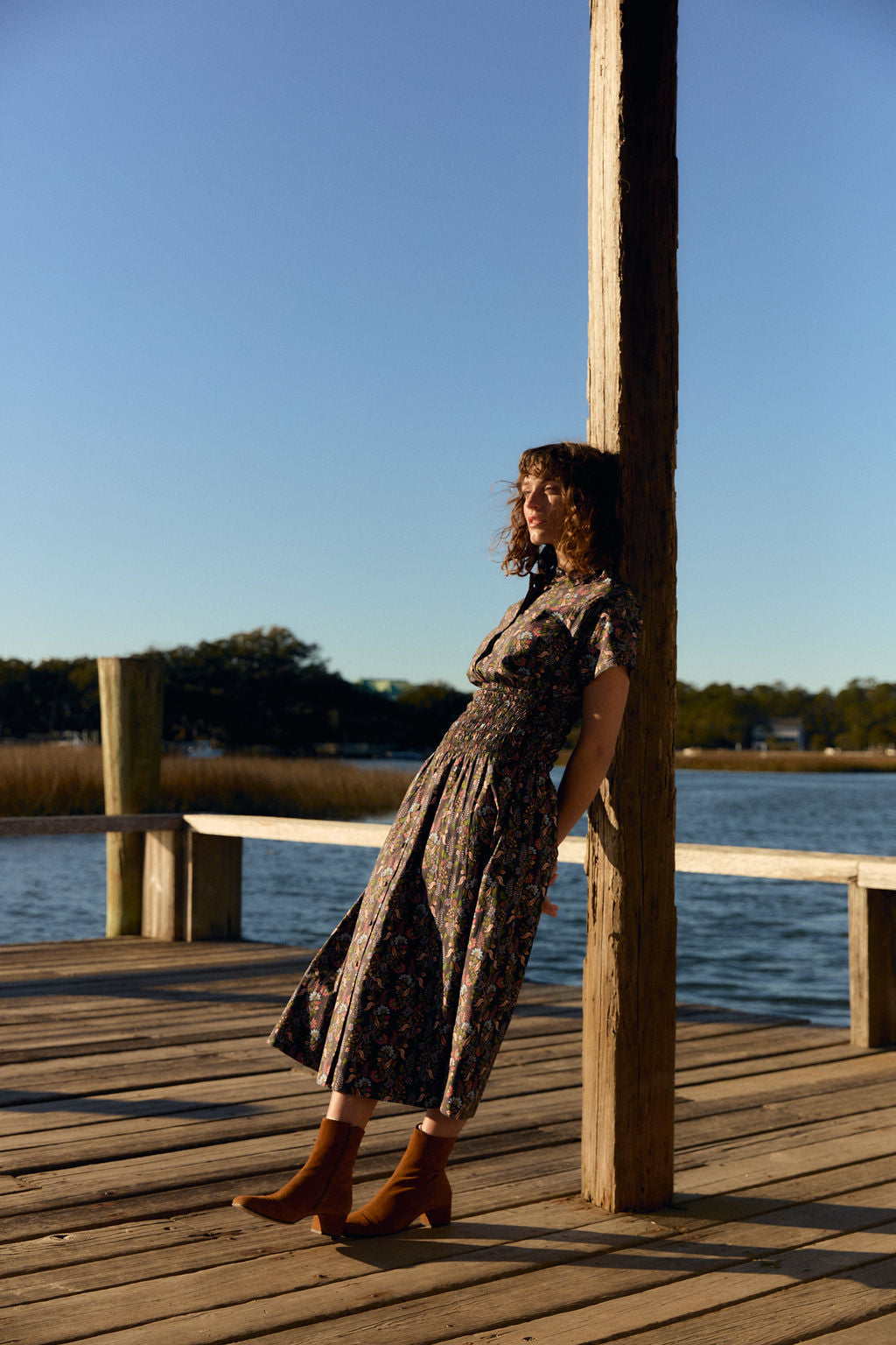 Margot Dress, Sable Grove