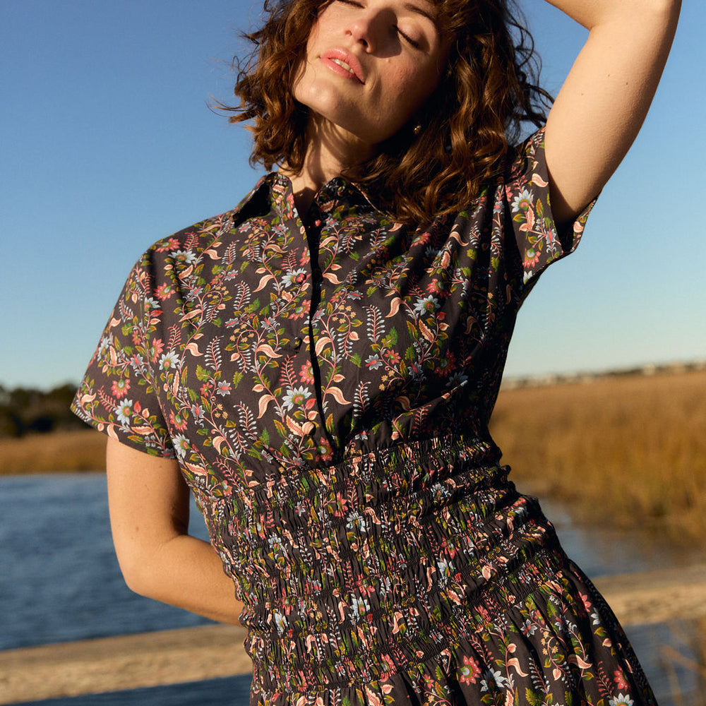 
                      
                        Margot Dress, Sable Grove
                      
                    