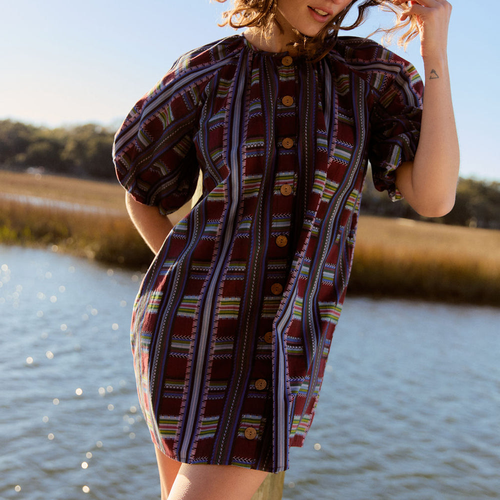 Frannie Dress, Basketweave