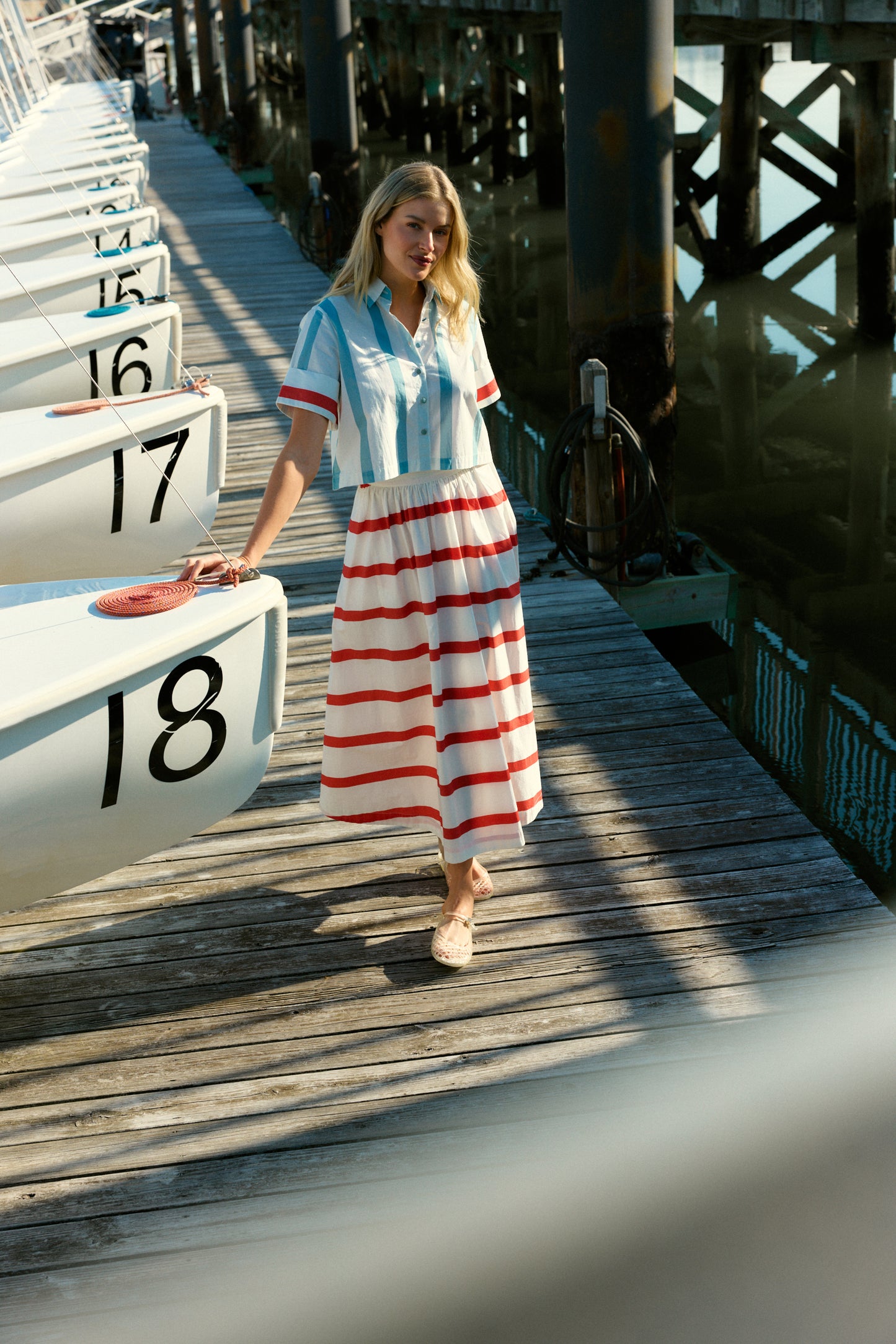 Kit Skirt, Beacon Stripes