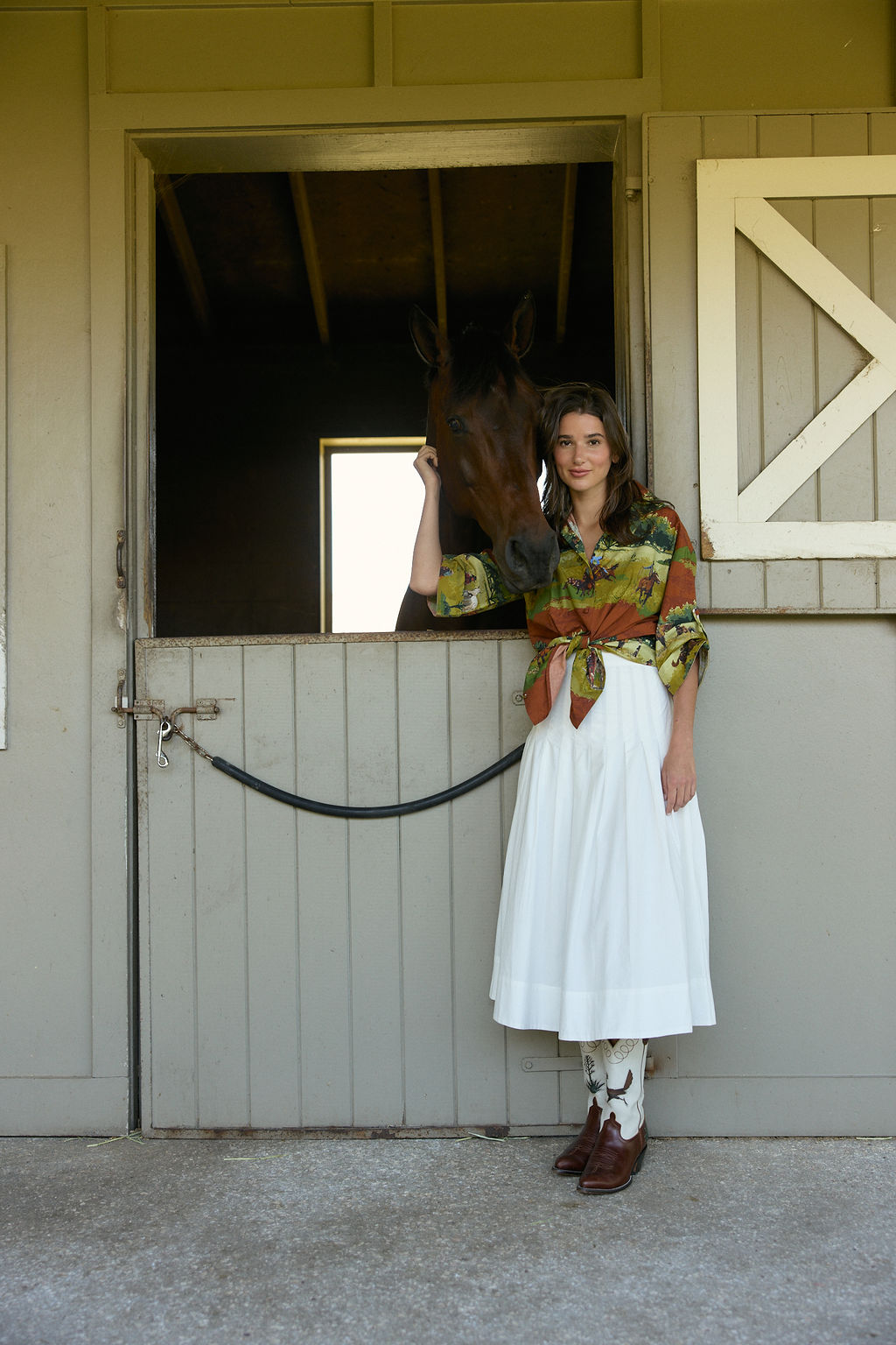 Harrison Skirt, White