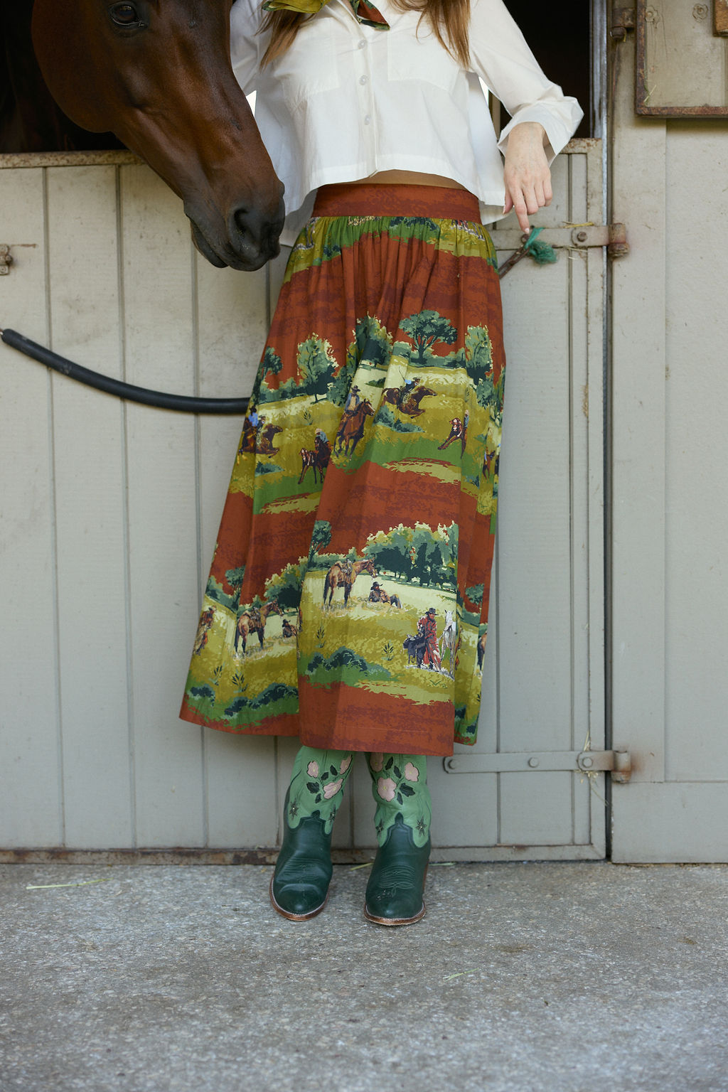 Kit Skirt, Ranching