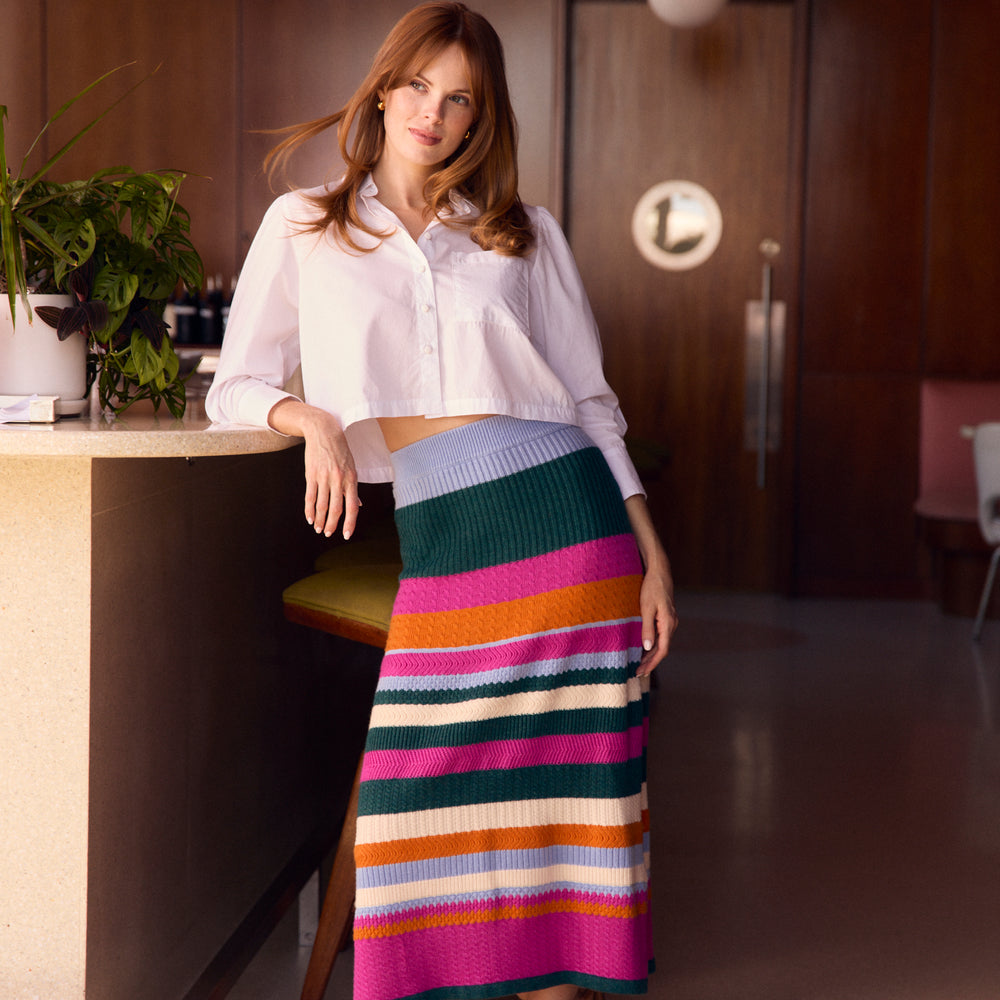 
                      
                        Birdie Skirt, Resort Knit
                      
                    