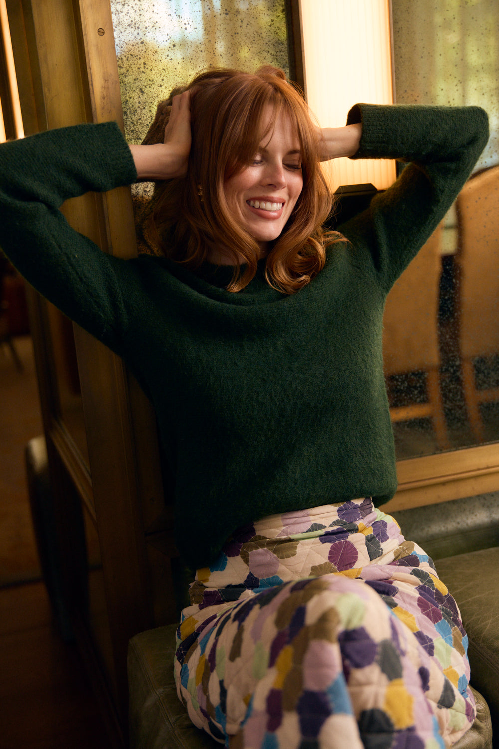 Ingrid Sweater, Pine Grove