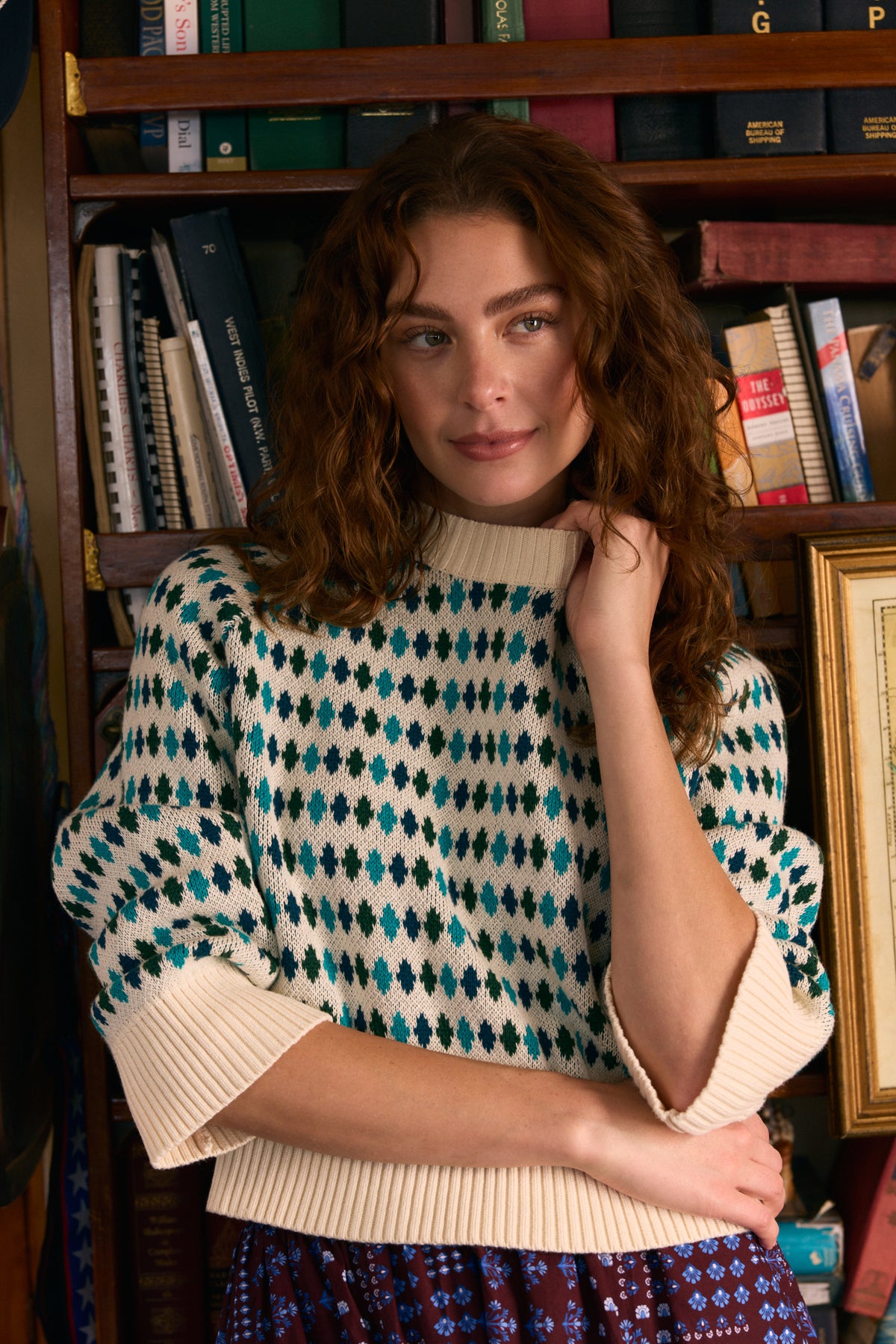Marta Sweater, Ivory Knit