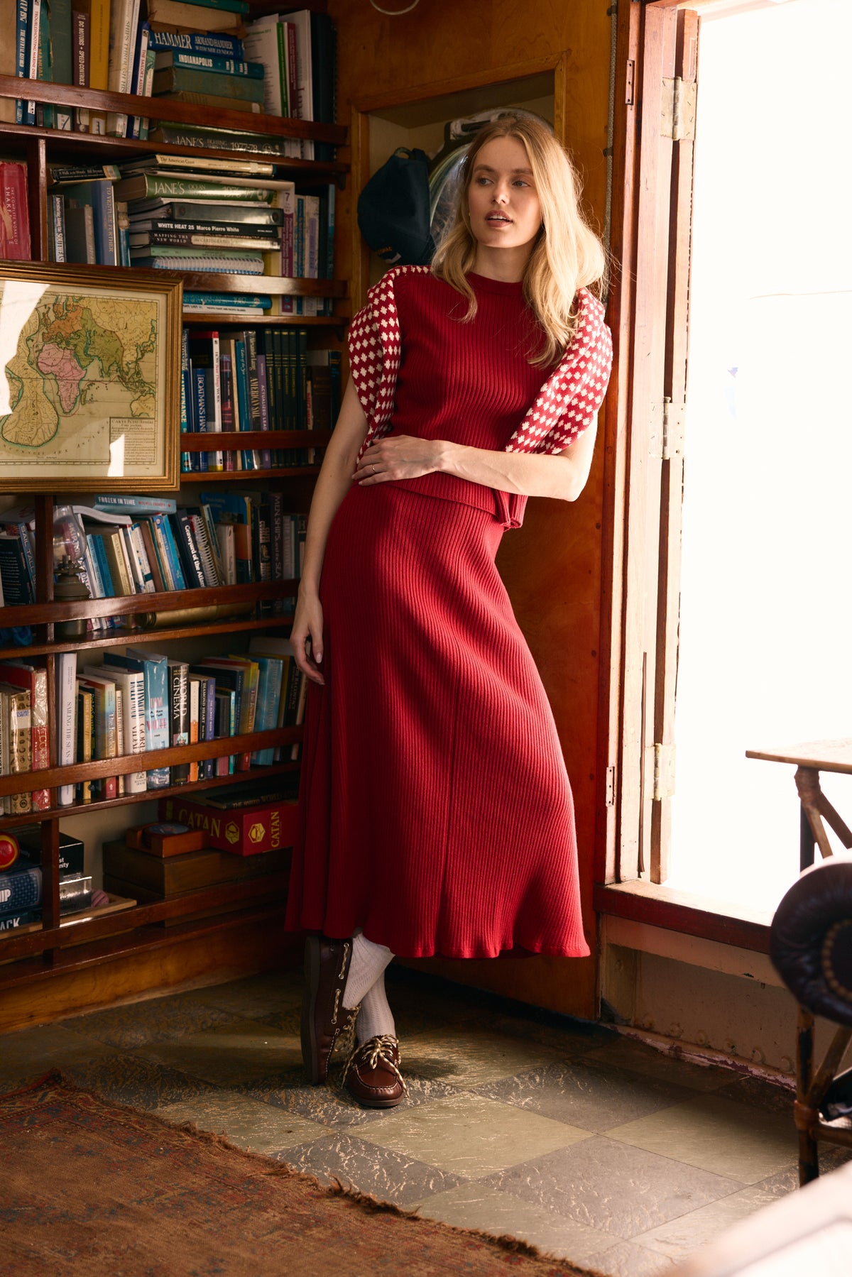 Gerty Skirt, Crimson