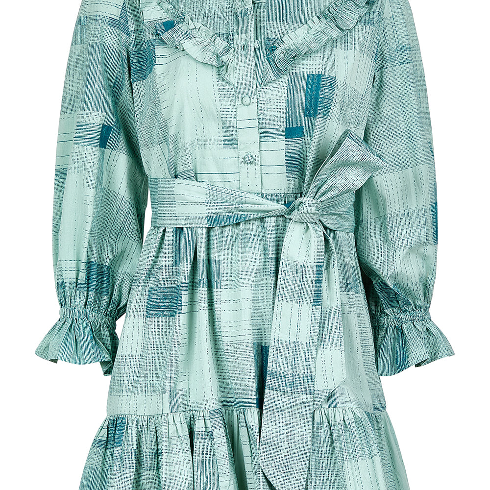 
                      
                        Dale Dress, Blue Print
                      
                    