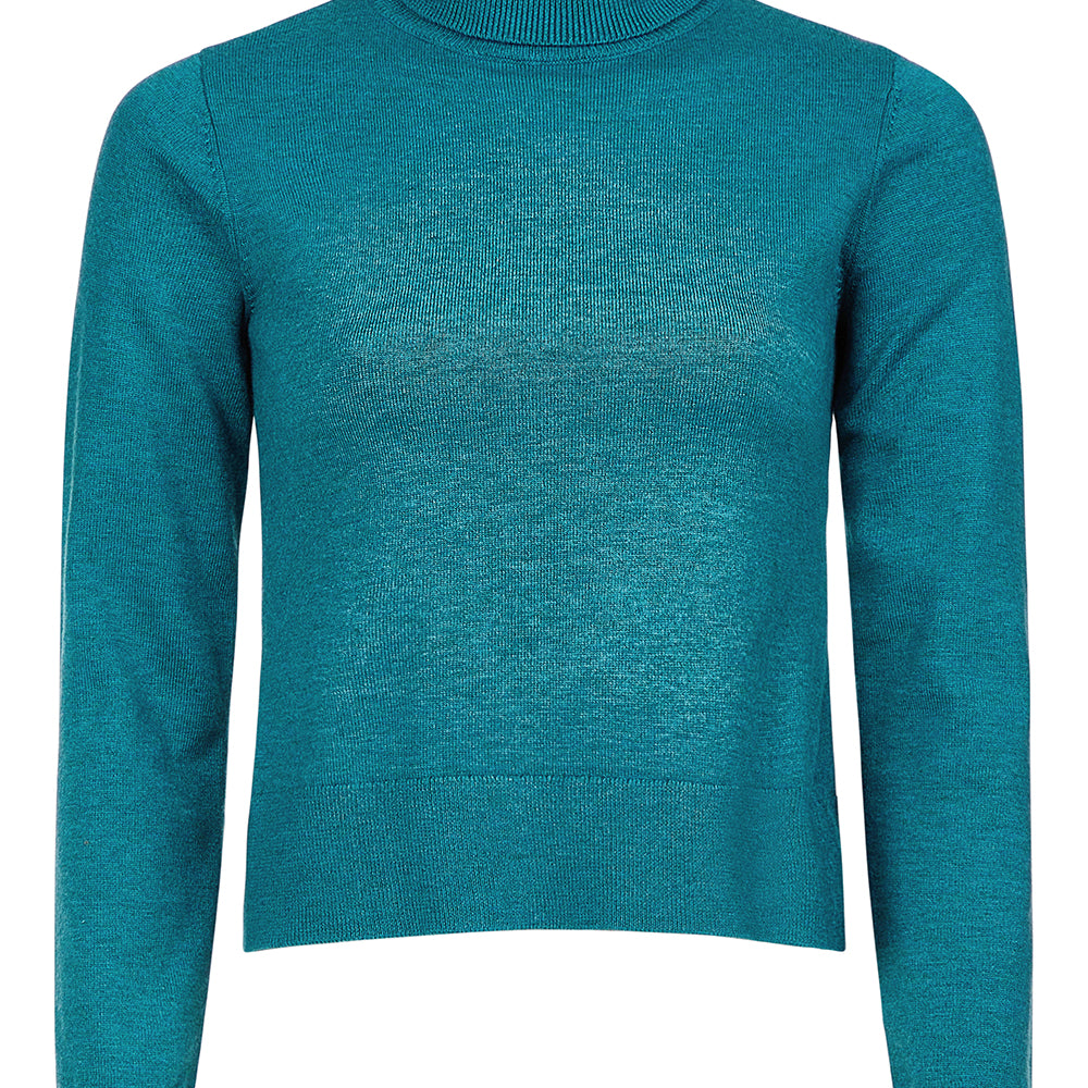 
                      
                        Erin Turtleneck, New Teal
                      
                    