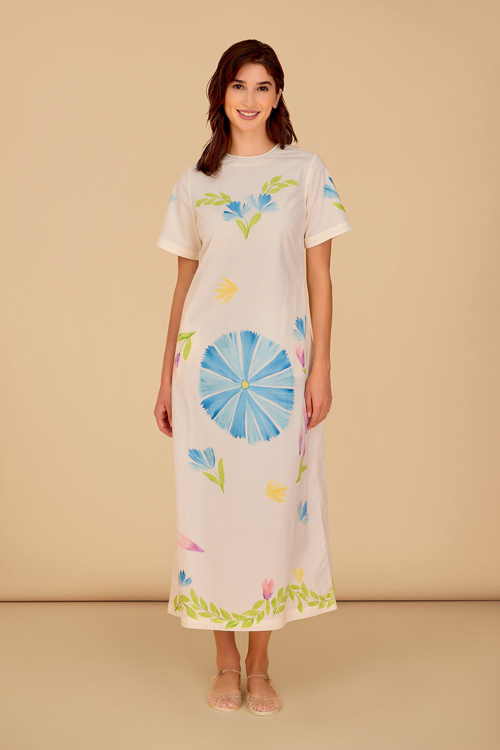 Gwenyth Dress, Flora Painted