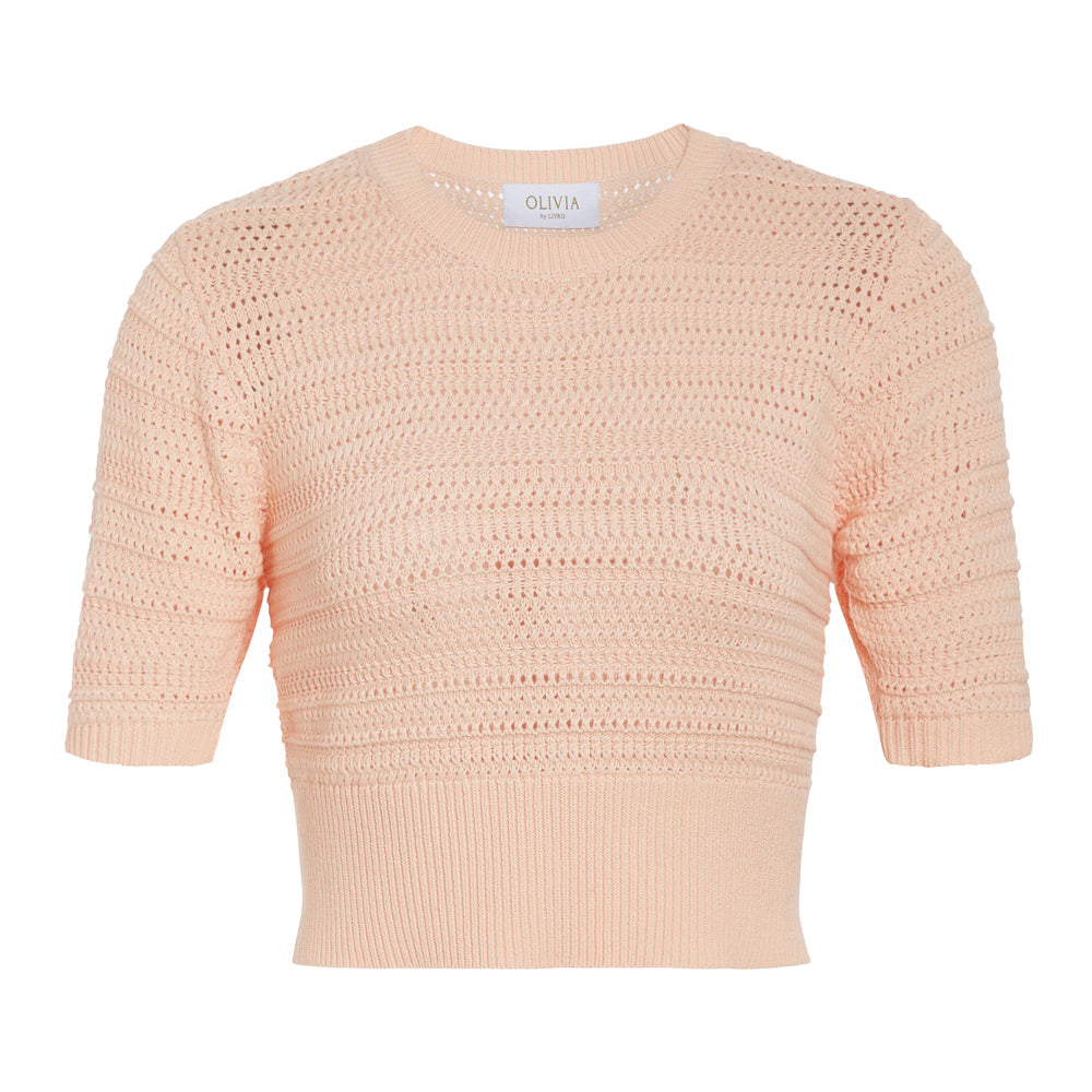 Hannah Sweater, Light Pink