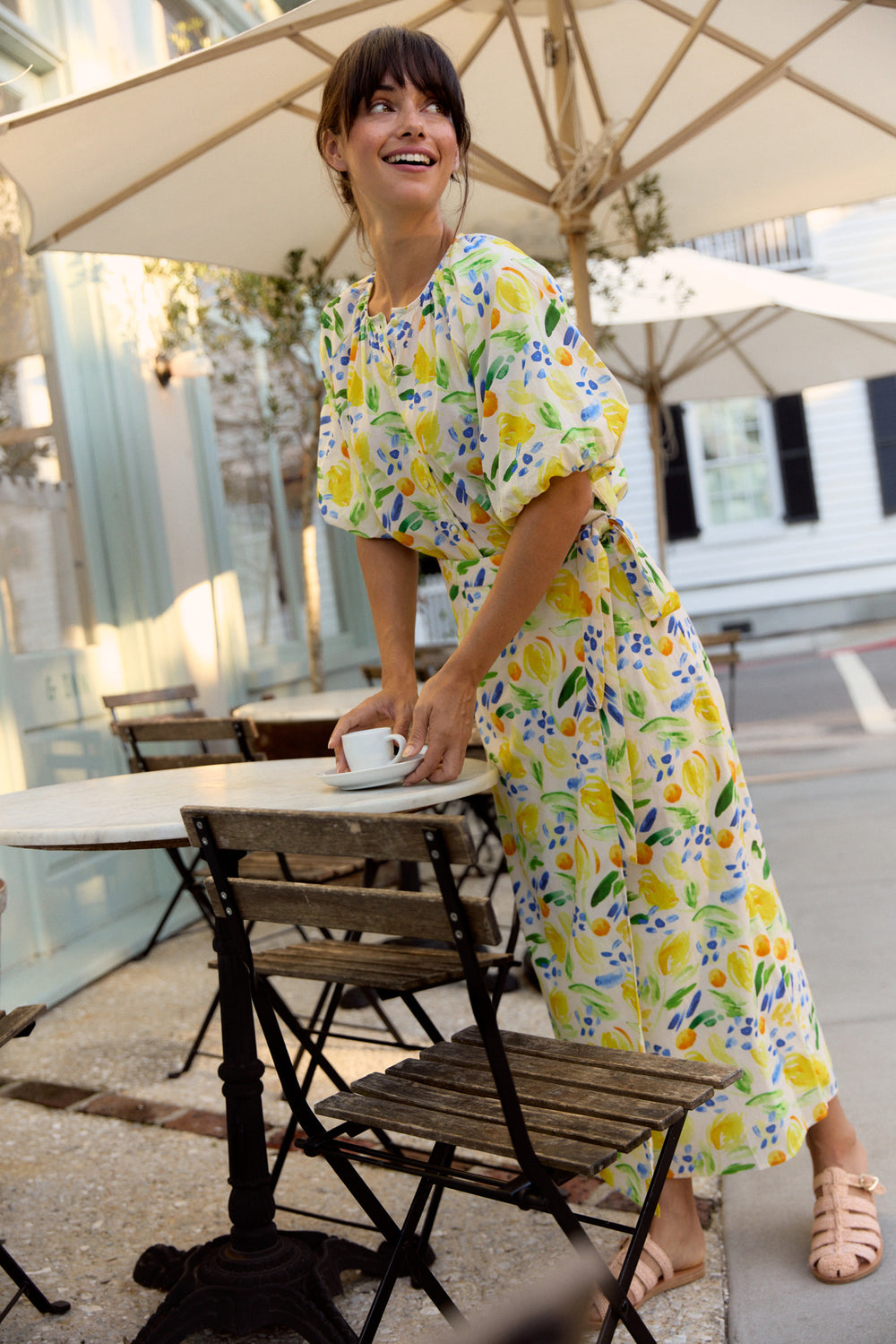 Leigh Wrap Skirt, Clementine