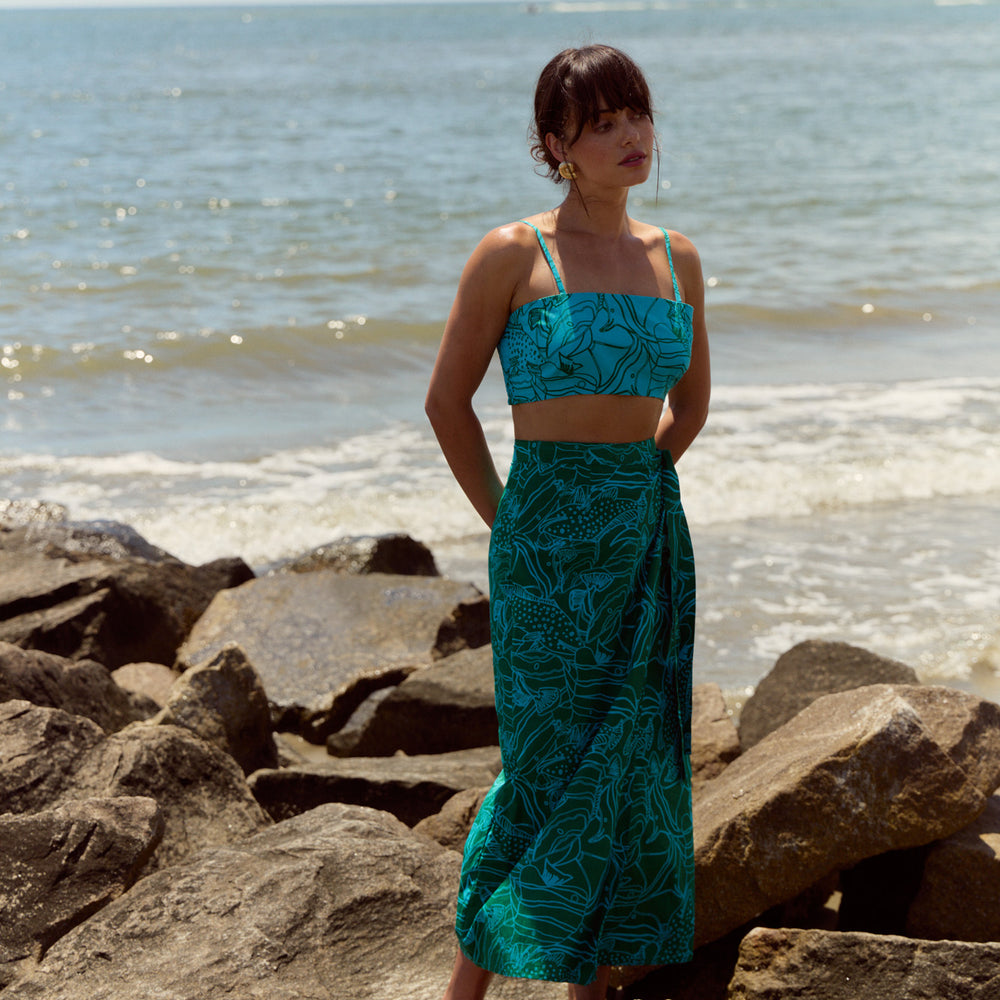 Leigh Wrap Skirt, Reef