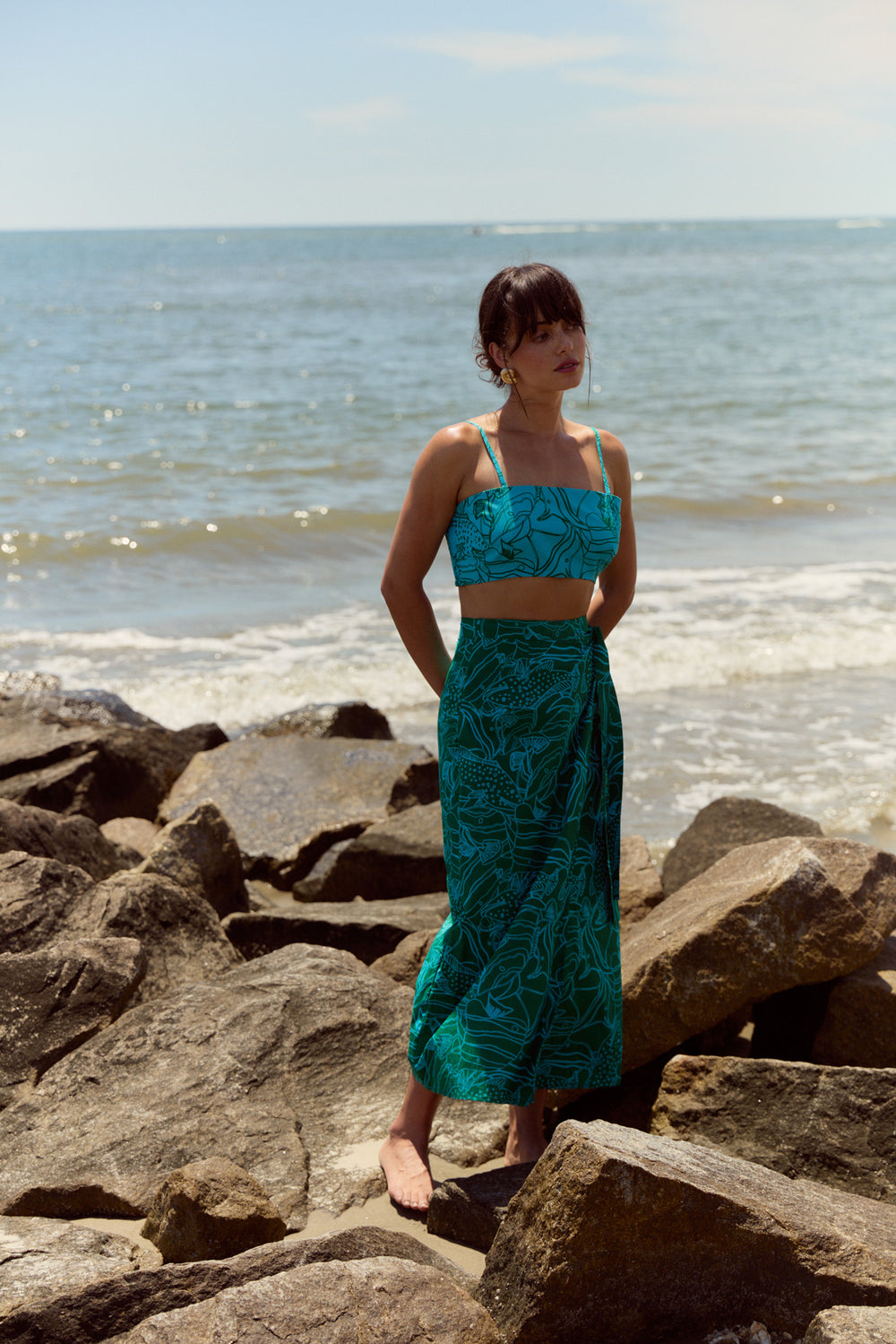 Leigh Wrap Skirt, Reef