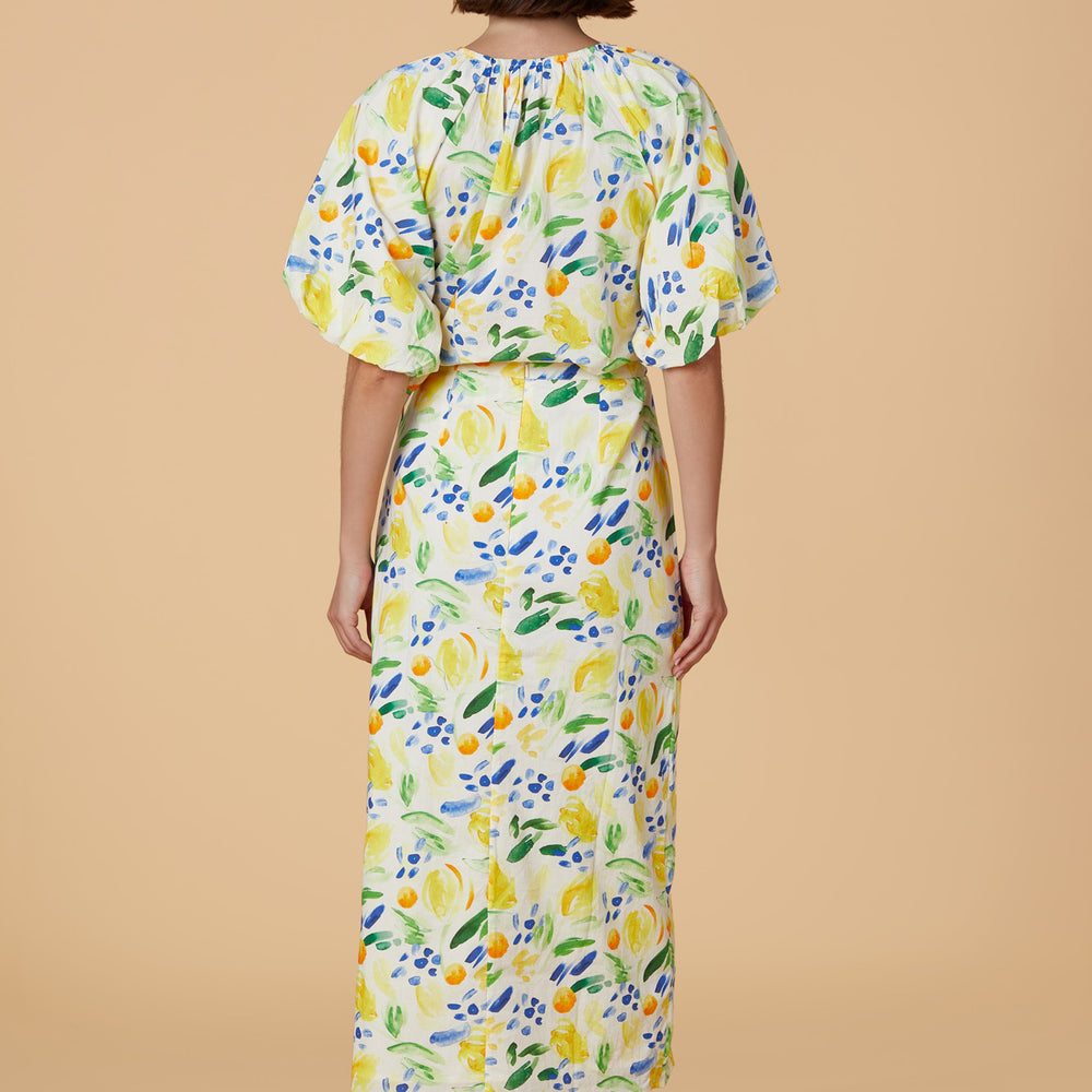 
                      
                        Leigh Wrap Skirt, Clementine
                      
                    