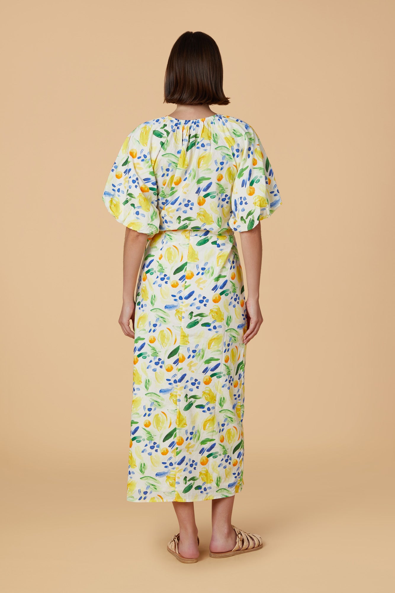 Leigh Wrap Skirt, Clementine