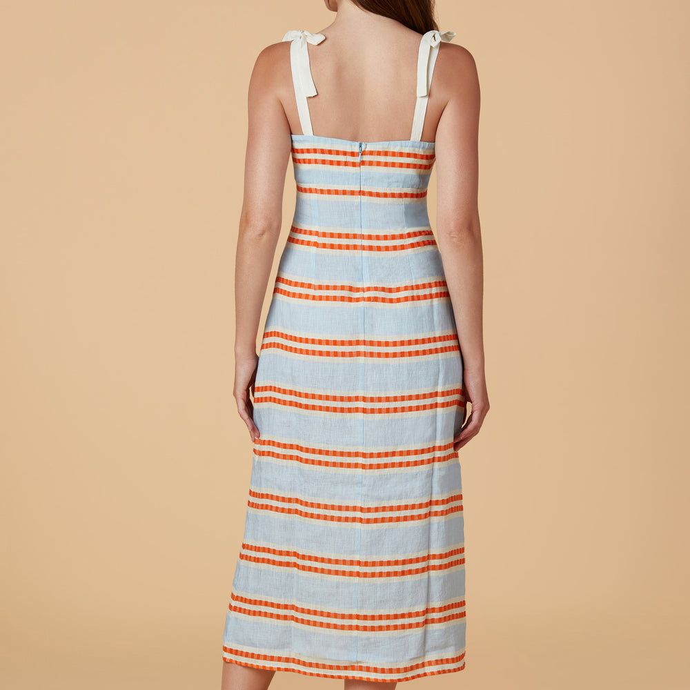 
                      
                        Vera Dress, Capri Stripe
                      
                    