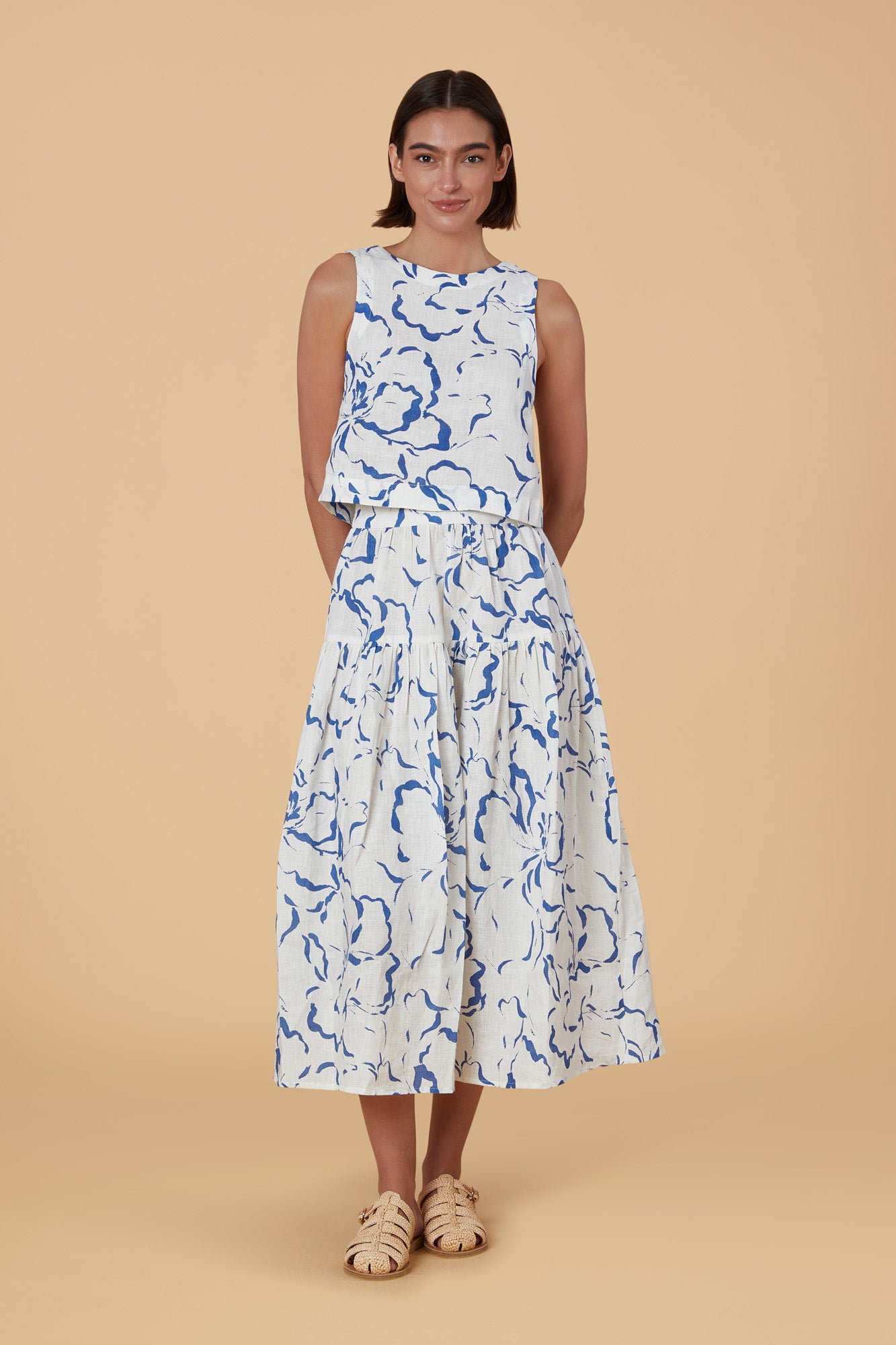 Quinn Skirt, Ibisco Reverse