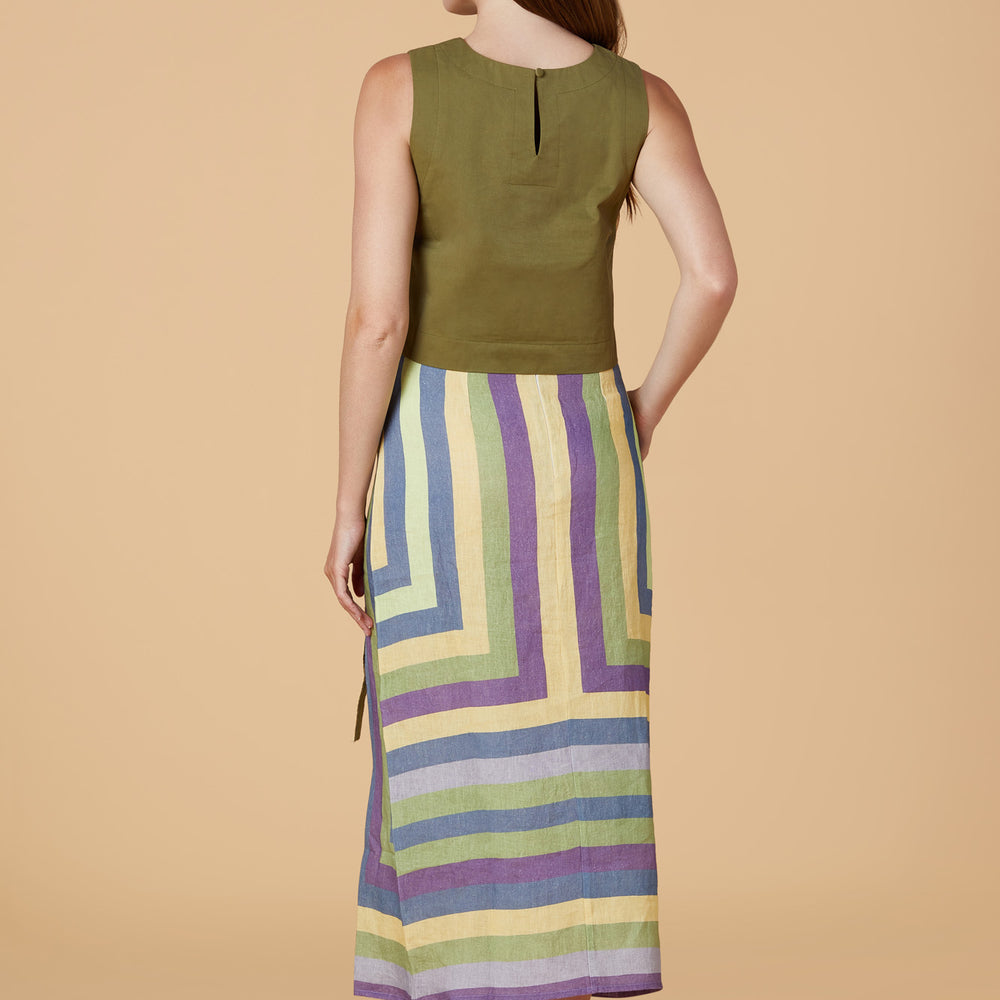 
                      
                        Leigh Wrap Skirt, Plaza
                      
                    