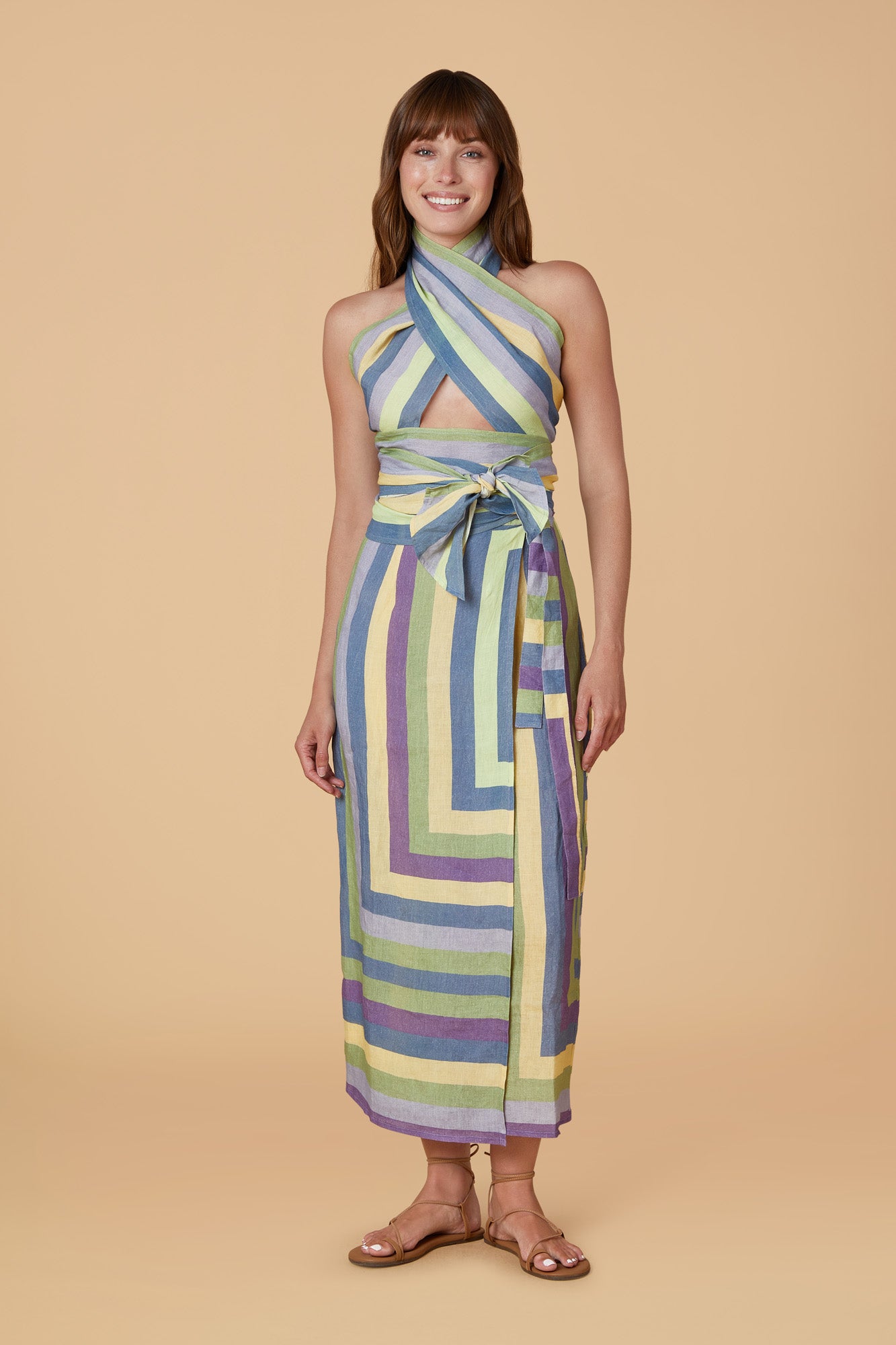 Leigh Wrap Skirt, Plaza