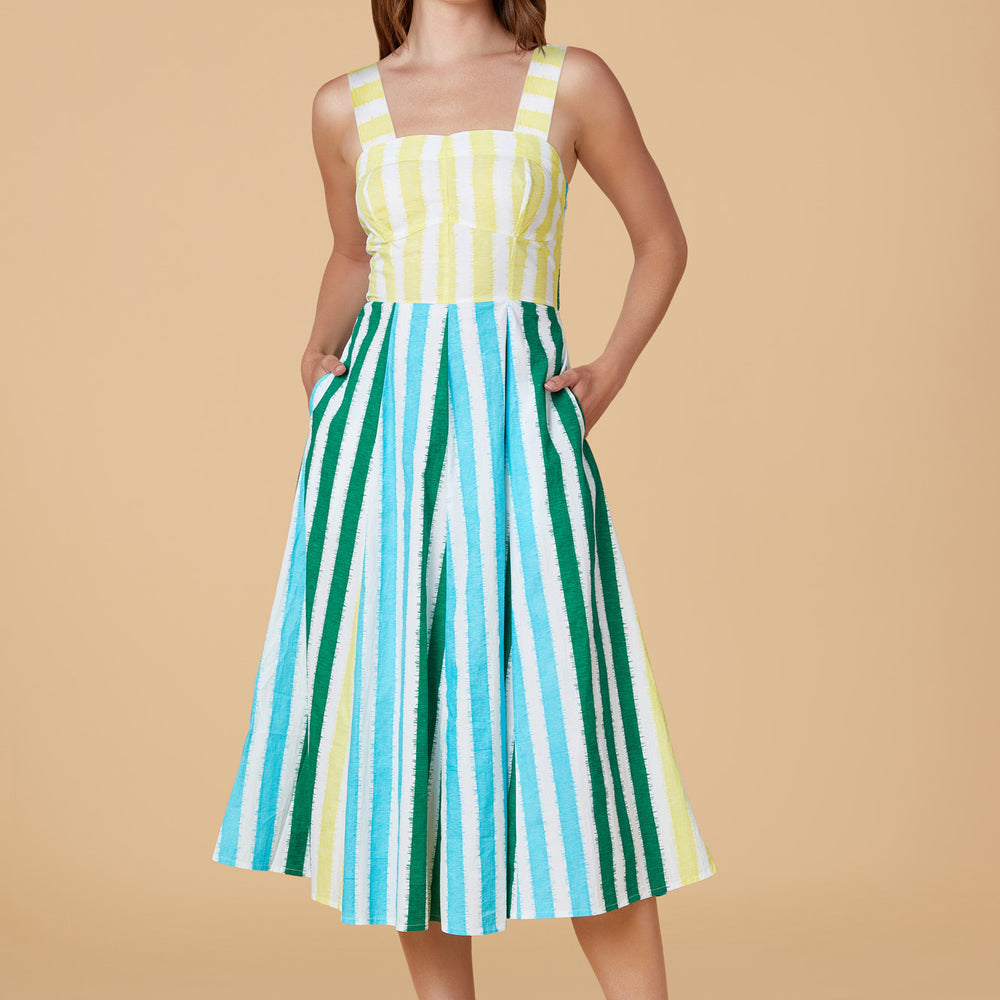 Alice Dress, Sorrento Stripe