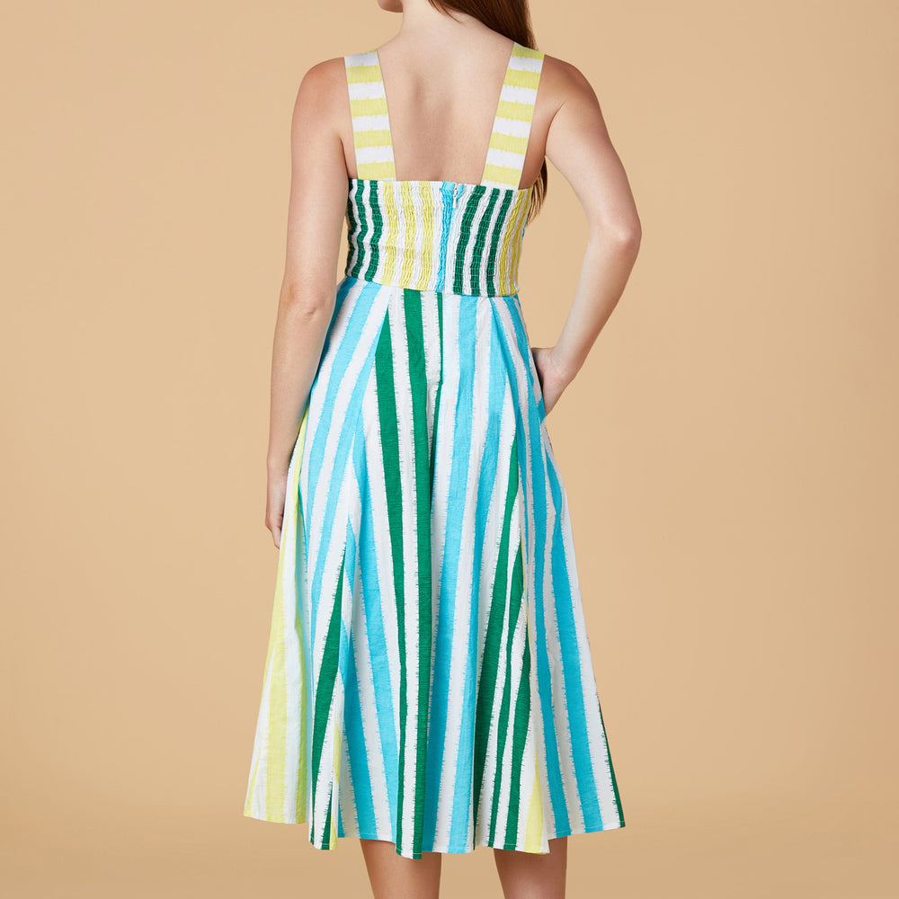 Alice Dress, Sorrento Stripe