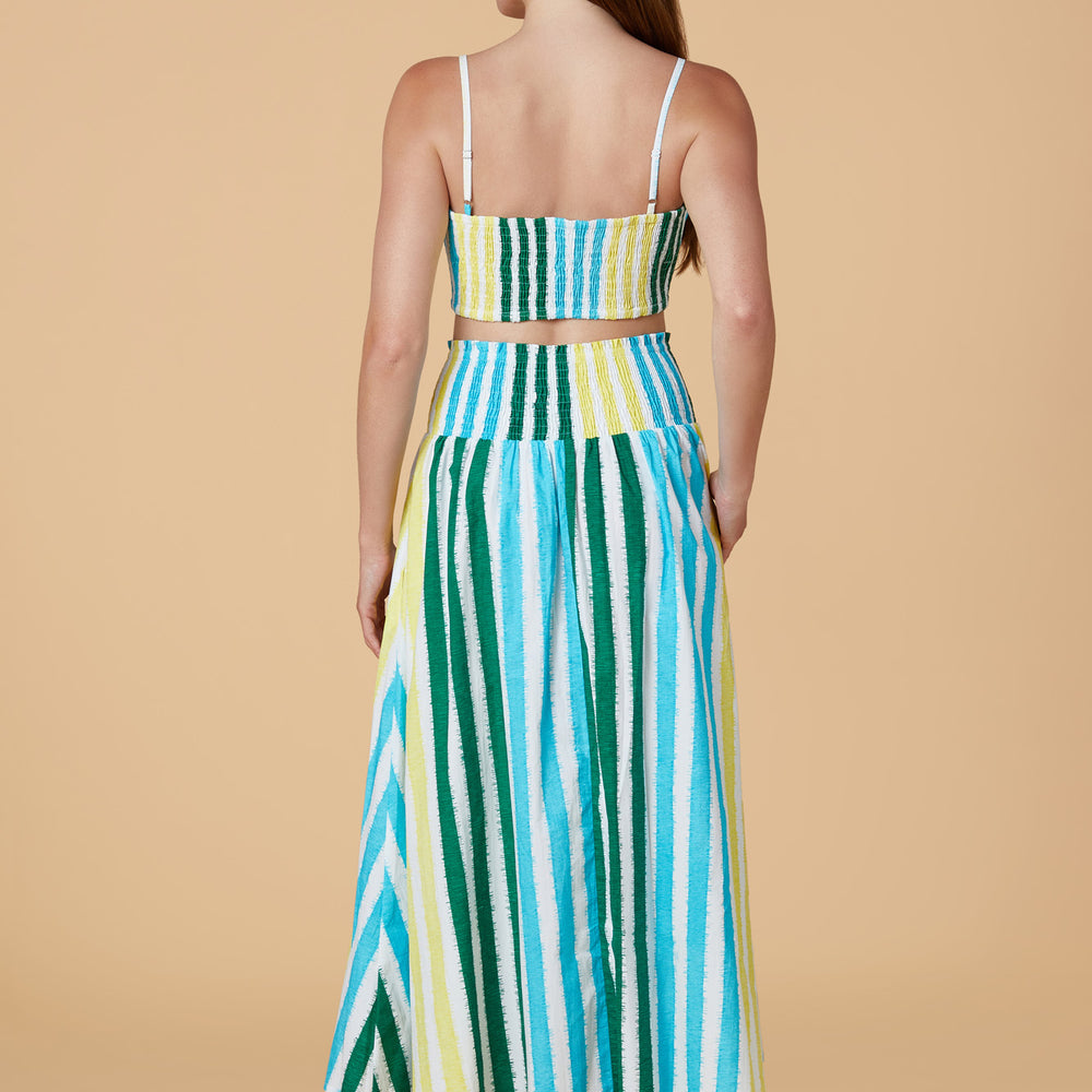 
                      
                        Georgia Skirt, Sorrento Stripe
                      
                    