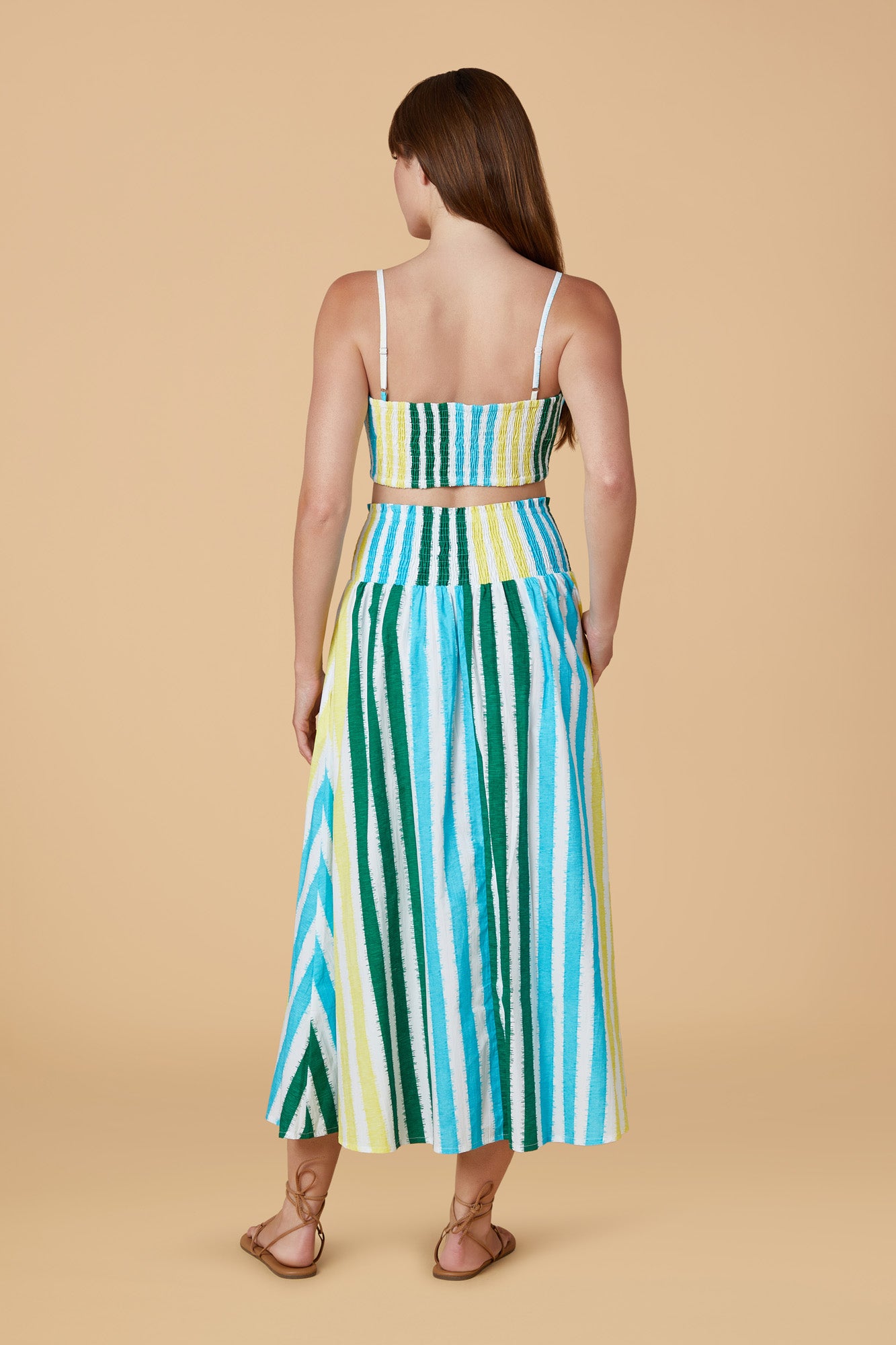 Georgia Skirt, Sorrento Stripe