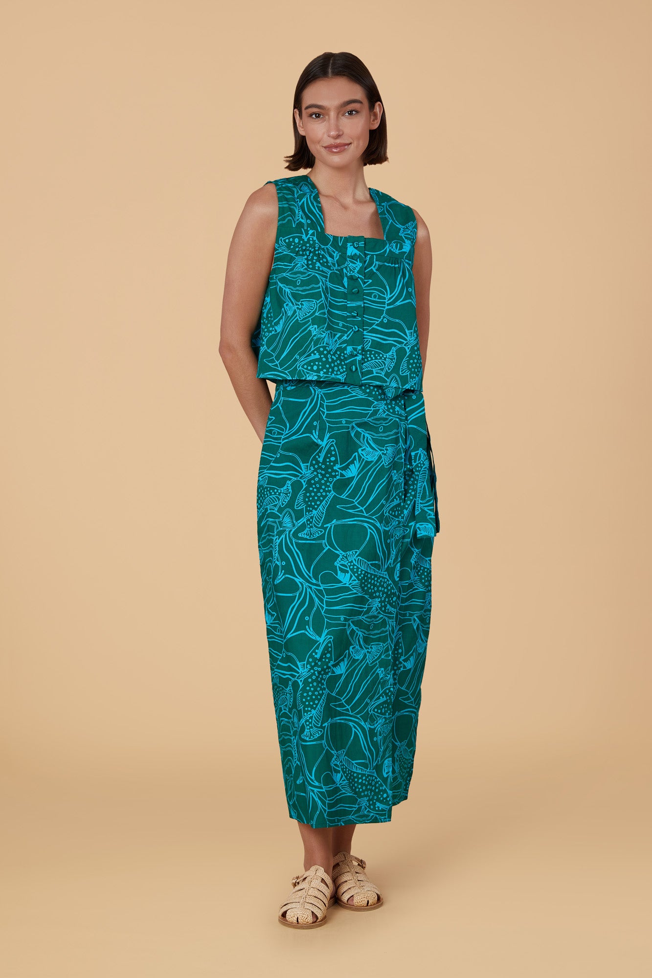 Leigh Wrap Skirt, Reef