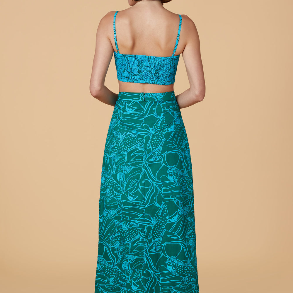 
                      
                        Leigh Wrap Skirt, Reef
                      
                    