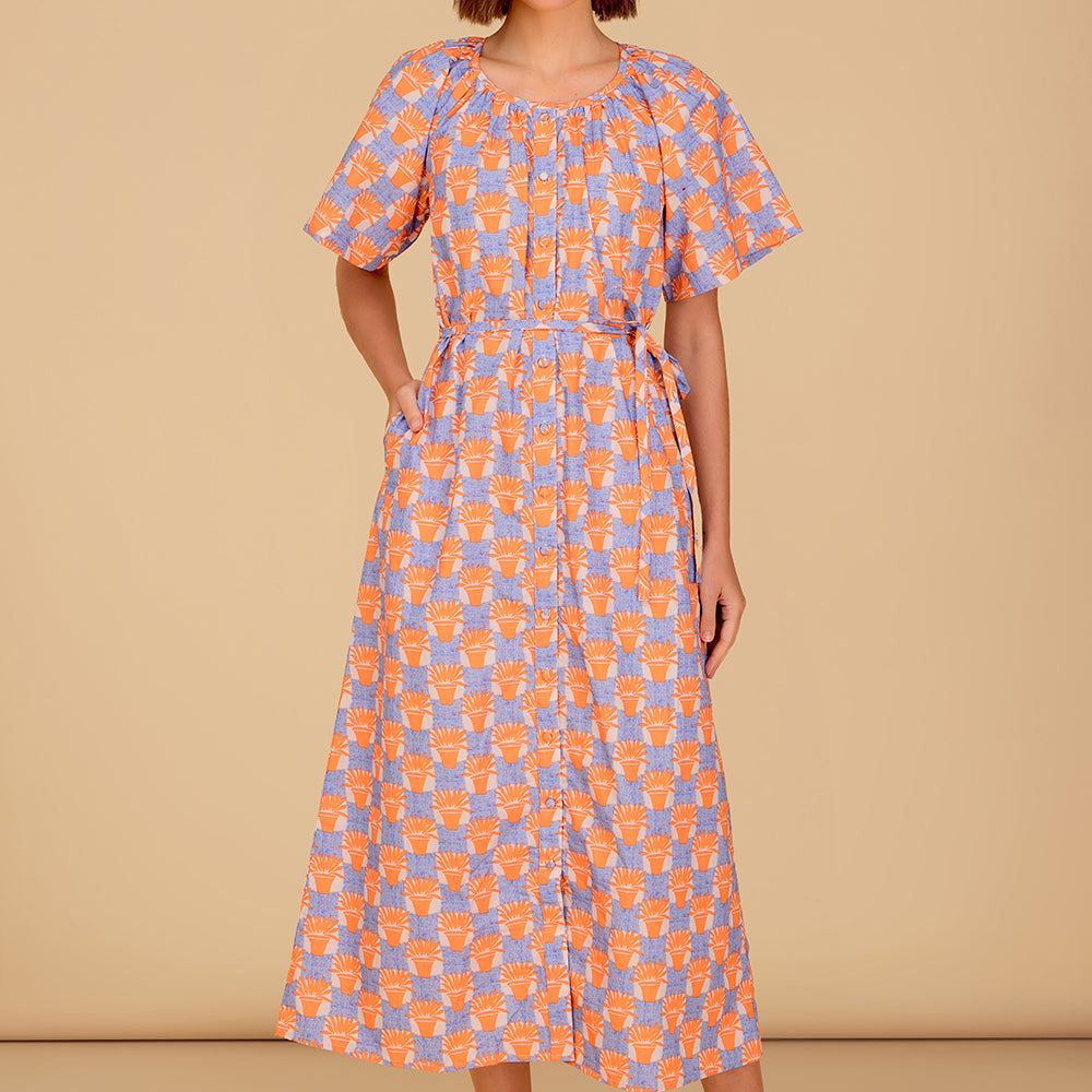 mestiza faye midi dress Mestiza New York Faye Midi Dress - Blue
