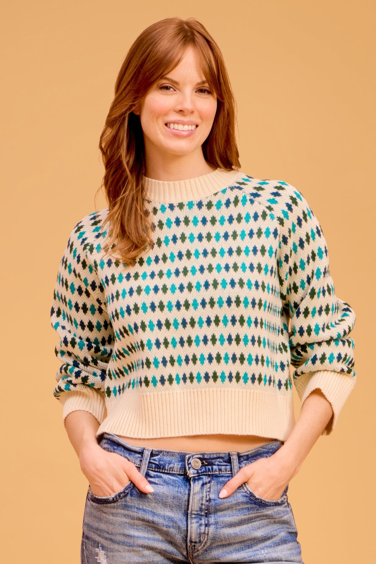 Marta Sweater, Ivory Knit