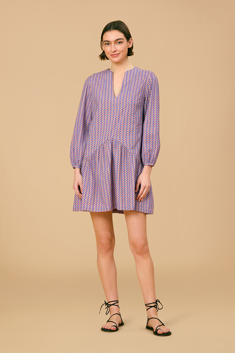 Effie Dress, Oxford Weave