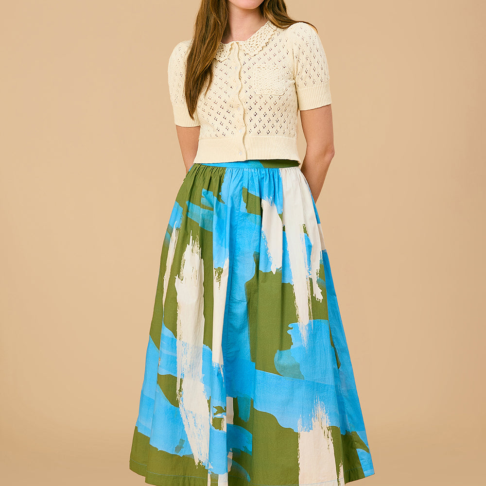 
                      
                        Kit Skirt, Brushstroke
                      
                    