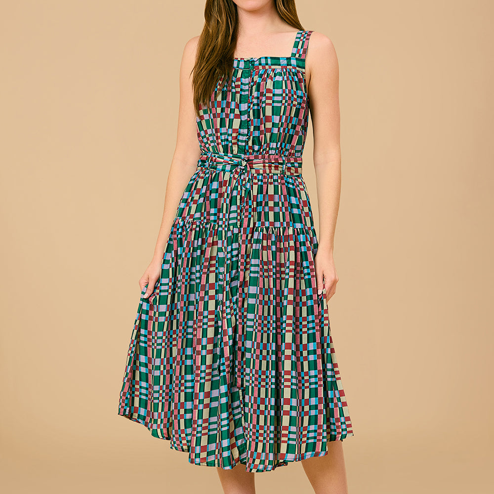 Cami Dress, Highland Mosaic