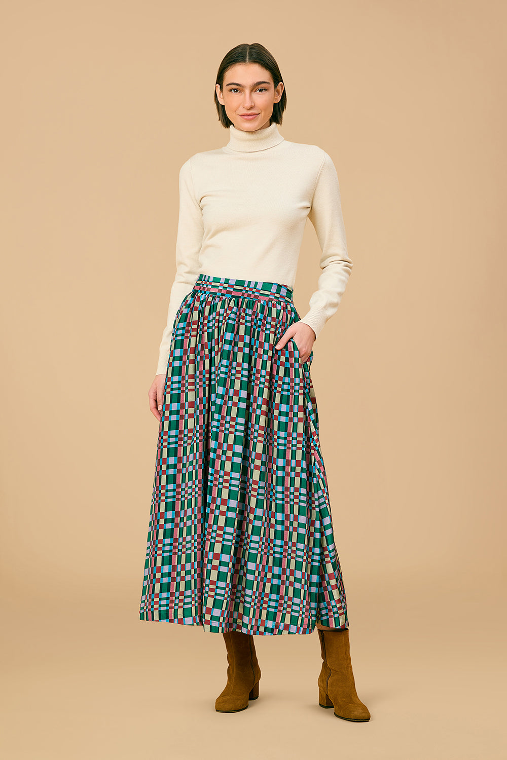 Kit Skirt, Highland Mosaic