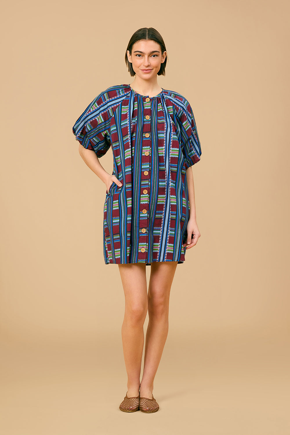 Frannie Dress, Basketweave