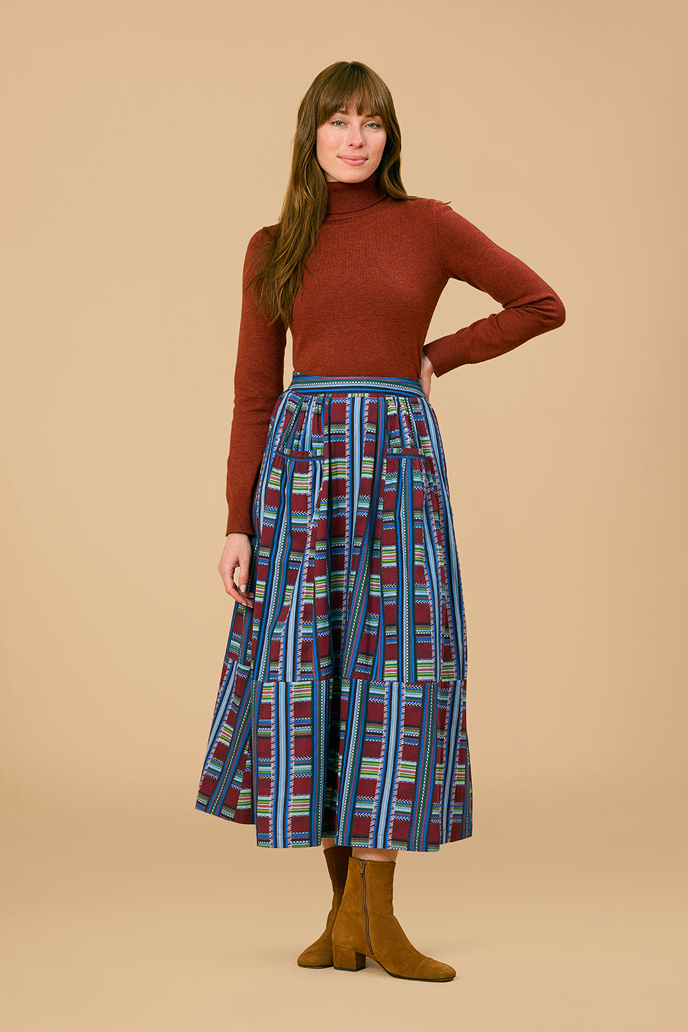 Gabby Skirt, Basketweave