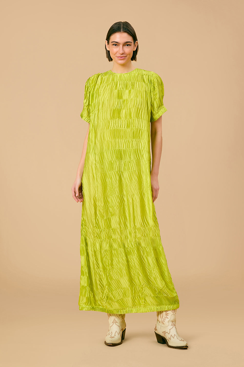 Gwenyth Dress, Apple Green