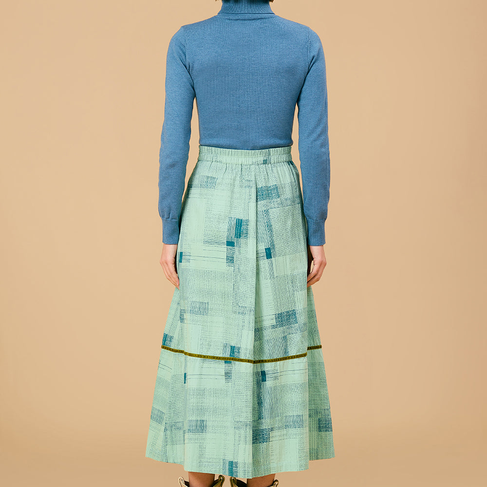 
                      
                        Gabby Skirt, Blue Print
                      
                    