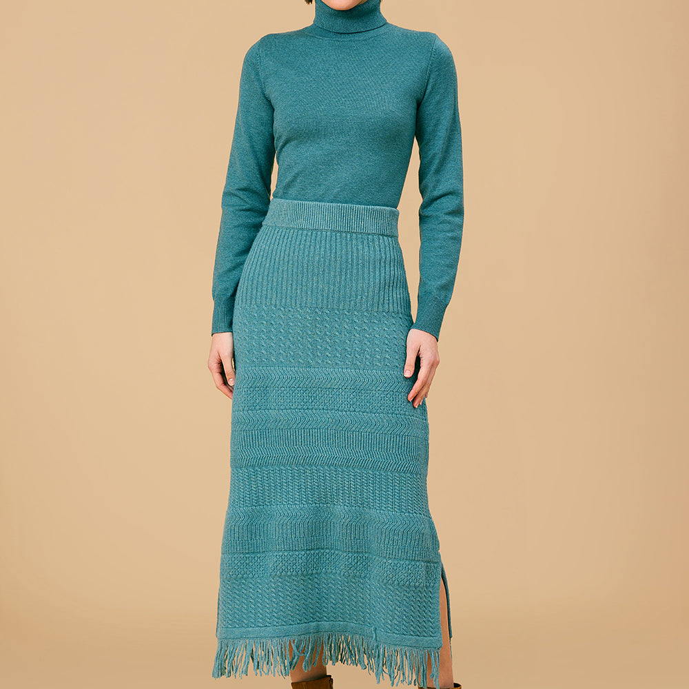 
                      
                        Birdie Skirt, New Teal
                      
                    