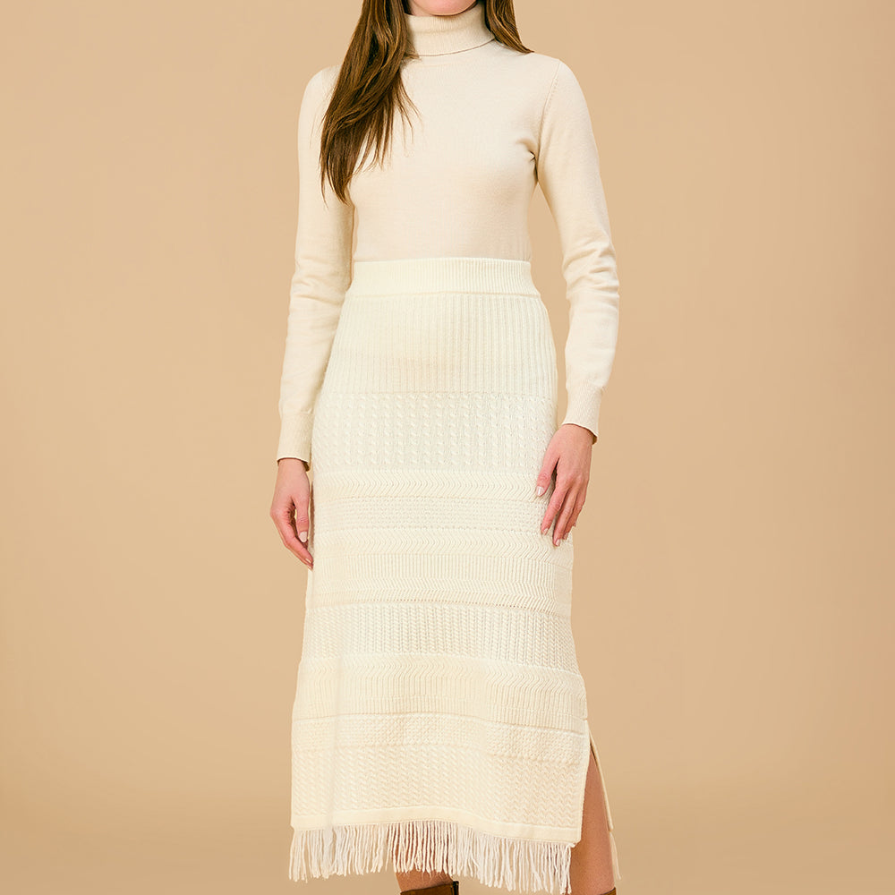 Birdie Skirt, Ivory