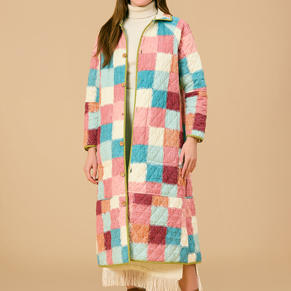 
                      
                        Quilted Reversible Coat
                      
                    
