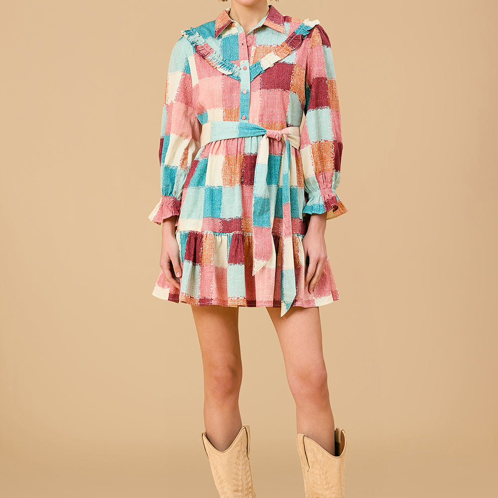 Dale Dress, Cottage Quilt