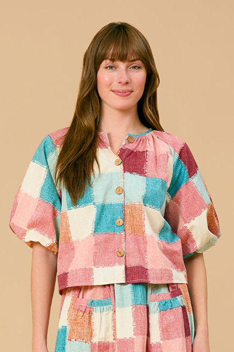 Freda Top, Cottage Quilt